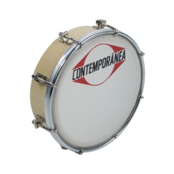 Tamborim 6" bois vernis - 8 tirants - Pro